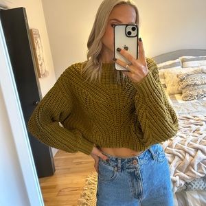 TOPSHOP sweater crop